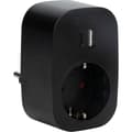 Miniatyrbilde 2 av 6: J&EL adapter USB A+C og 16A stikkontakt sort