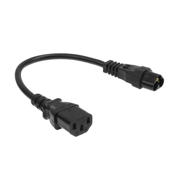 ACT Powercord C6 - C13 sort 0,2 m (AK5247)