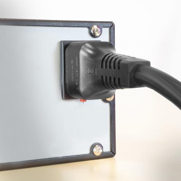 ACT Powercord C19 IEC-lås - åben ende sort 2 m, PC1174, 5-pak (AK5327)