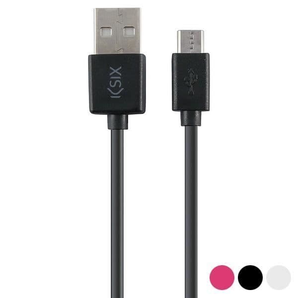 USB till Micro USB laddarkabel 1 m Färg - Svart