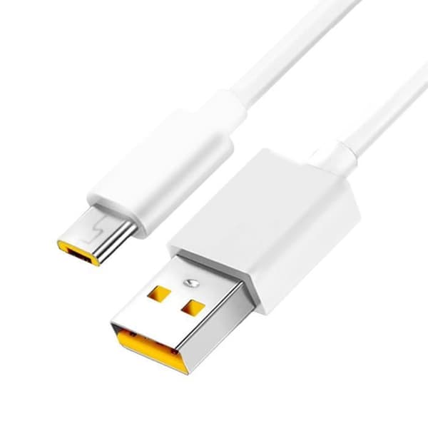 Kabel USB 2A till Micro-USB Laddning och synkronisering 1m Original Realme White