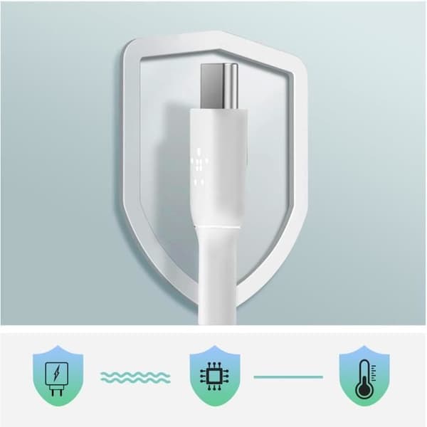Belkin Ultra-resistent USB till USB-C laddnings- och synkroniseringskabel 1m Vit
