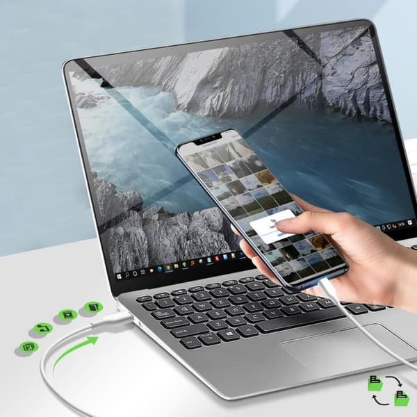 Belkin Ultra-resistent USB till USB-C laddnings- och synkroniseringskabel 1m Vit