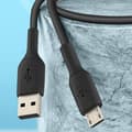 Miniatyrbild 3 av 4: USB till mikro-USB-kabel Ladda och synkronisera Certifierad USB-IF 1 meter Belkin Svart