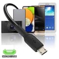 Miniatyrbild 4 av 4: USB till mikro-USB-kabel Ladda och synkronisera Certifierad USB-IF 1 meter Belkin Svart