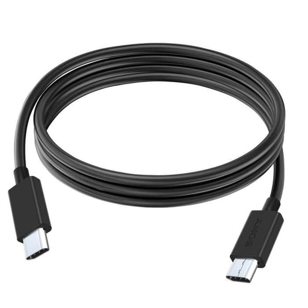 Kabel - SONY - USB-C - Snabbladdning - Svart - 1 meter