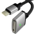 Miniatyrbild 2 av 4: USB C till MagSafe 3-kabel för MacBook Pro och Air Nylon 2m 140W svart och silver