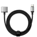 Miniatyrbild 1 av 4: USB C till MagSafe 3-kabel för MacBook Pro och Air Nylon 2m 140W svart och silver