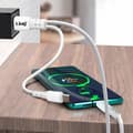 Miniatyrbild 4 av 4: Kabel USB / USB-C till USB-C 60W Laddnings- och synkrolängd 1,2 m LinQ Vit