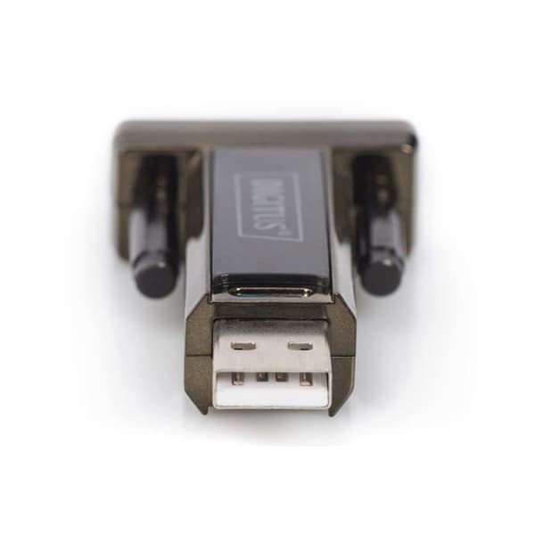 USB Serial RS232 Converter - Windows och Mac-kompatibel - Plug and Play - DB09 Hane - Svart