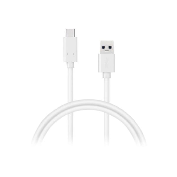 Anslut IT CI-1179 USB-kabel USB-C (M) till USB (M) USB 3.1 Gen 1 3 A 2 m Vit