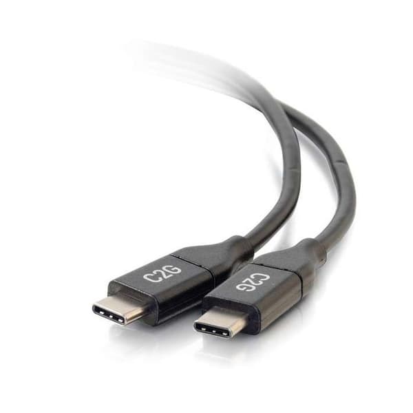 C2G USB-C 2.0-kabel - 1,8m (5A) - Svart