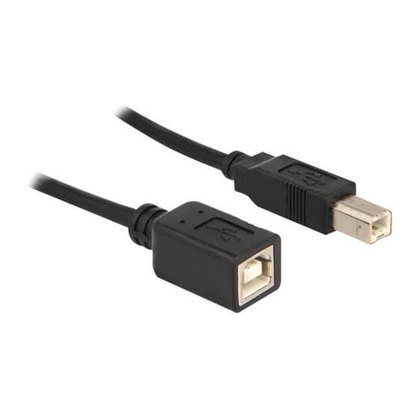 USB-kabelförlängning - DELOCK - 83427 - 2m - Svart