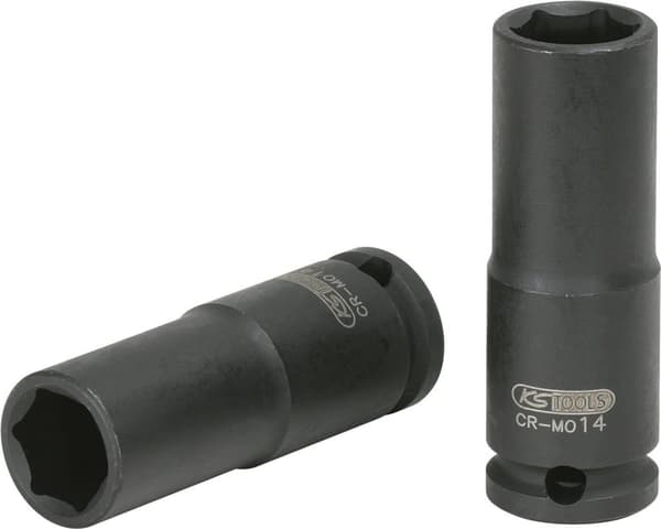 KS TOOLS 3/8" hexagonal slaghylsa, lång, 17 mm (515.1617)