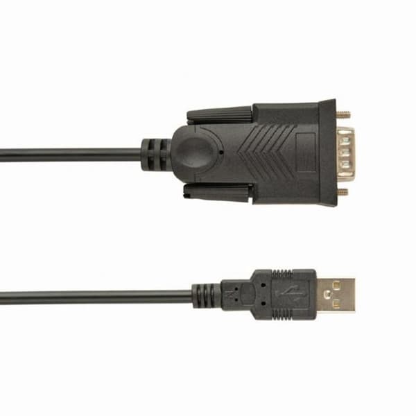 USB-kabel - Cablexpert - UAS-DB9M-02 - 1,5 m - USB (M) till DB-9 (M) - Svart