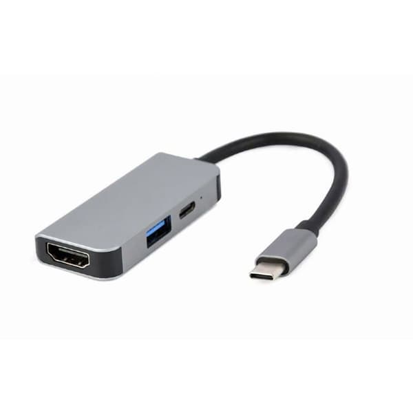 Dockningsstation - GEMBIRD - A-CM-COMBO3-02 - USB 3.2 Gen 1 - Typ-C - 3840x2160 pixlar
