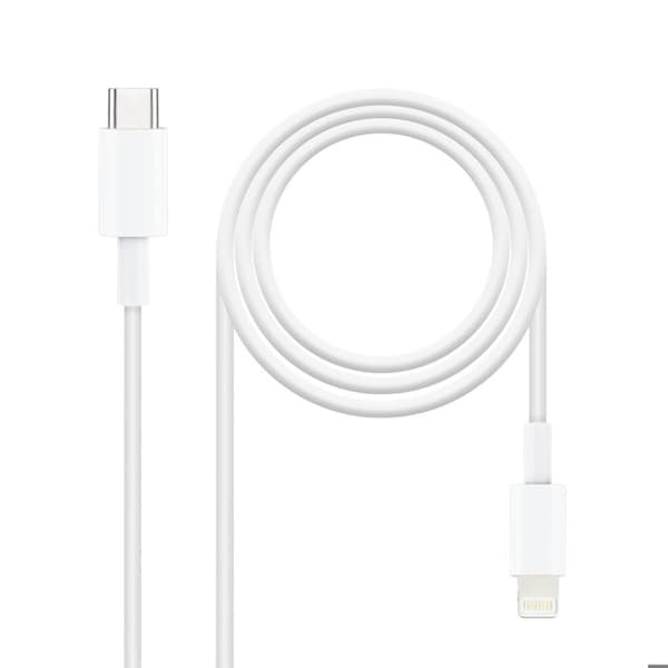 USB-kabel - TooQ - 10.10.0602 - 2 m - Lightning - USB C