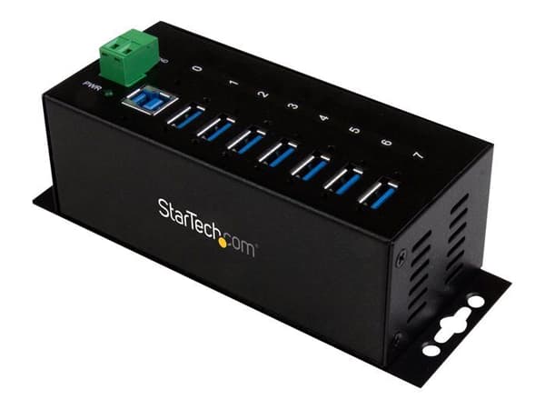 USB 3.0-hubb - STARTECH - ST7300USBME - 7 portar - ESD-skydd - DIN-skena montering