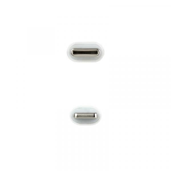 Nanokabel 10.10.0600. Kabellängd: 0,5 m, Kontakt 1: Lightning, Kontakt 2: USB C. Vikt: 16 g. Antal: 1 stycke(r),