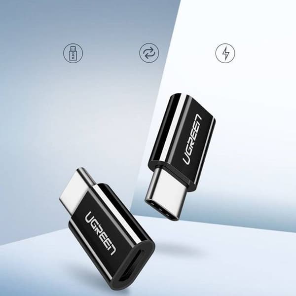 Ugreen USB Type-C till Micro-USB Adapter - Svart