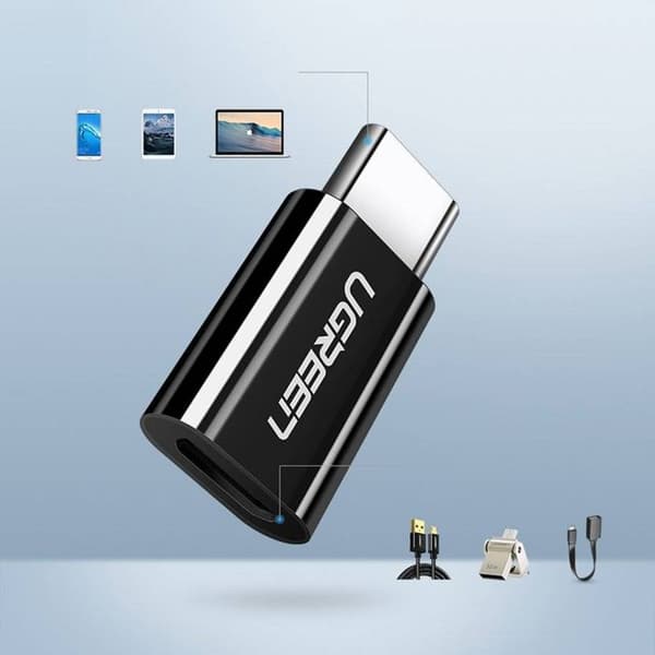 Ugreen USB Type-C till Micro-USB Adapter - Svart