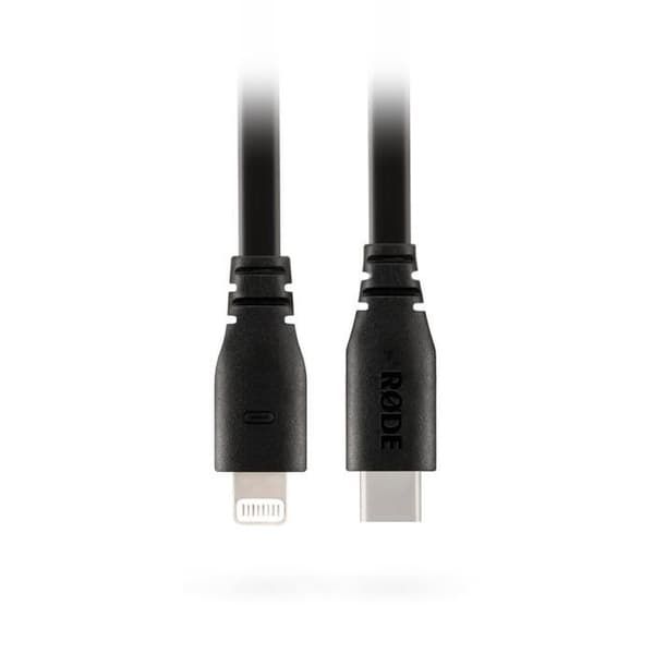 USB-C till Lightning-kabel - RODE - SC19 - 1,5 m - Svart - Laddar inte, synkroniserar inte