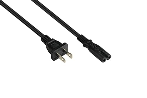 Alcasa P4070-S018 Strømkabel Sort 1,8 m NEMA 1-15P C7-kobling (P4070-S018)
