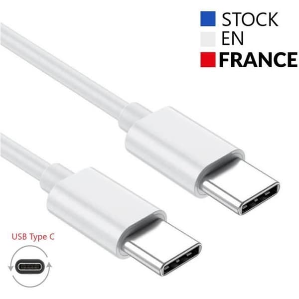 USB Typ C till Typ C-kabel - 1 meter för Xiaomi Pad 6 Pro Snabbladdning - Snabbladdnings-synkroniseringskabel