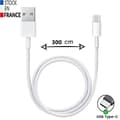 Miniatyrbild 2 av 4: USB Typ C-kabel för Cat S75 - Snabbladdning-synkroniserad dataöverföring - 3 meter kabel