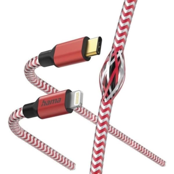 Hama Reflex - 1,5 m - Lightning - USB C - Männlich - Männlich - Rot () - 00201562