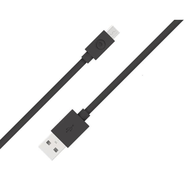 USB A/micro USB-kabel 1,2m Svart - 100% Återvunnen plast Bigben