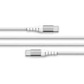 Miniatyrbild 1 av 4: Förstärkt USB C/USB C-kabel 3m - 3A Force Power Vit