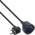 Miniatyrbillede 1 af 2: InLine strømforlænger beskyttelseskontaktstik vinklet stikdåse sort - kabel - forlængerkabel - strøm-/strømforsyning - 5 m (16405Y)
