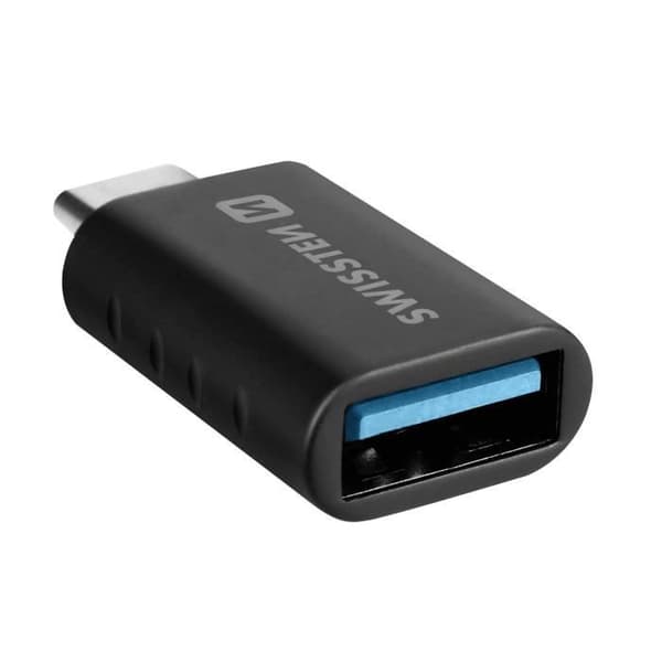 USB-C till USB Hon OTG Adapter Dataöverföring och laddning Swissten