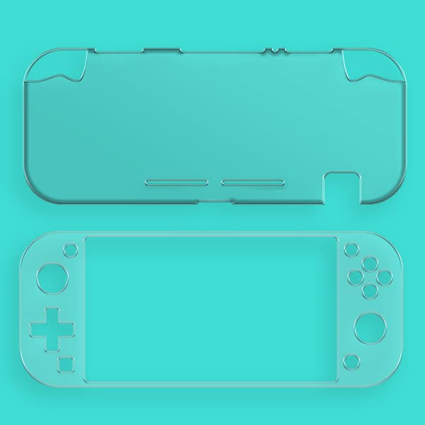 INF Switch Lite Crystal Clear Protective Case Bundle