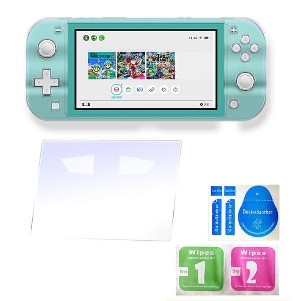 INF Switch Lite Crystal Clear Skyddsväska Bundle