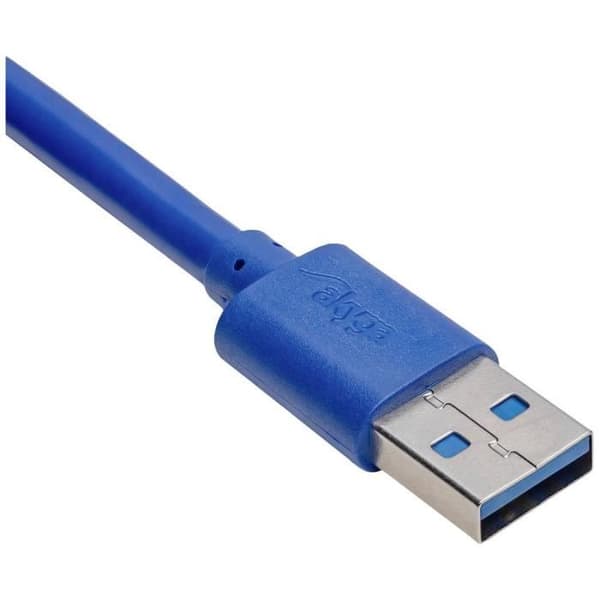 Akyga USB-kabel USB-A hane, USB-A hona 1,00 m svart AK-USB-28