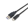Miniatyrbild 2 av 4: UTRUSTNING 128344 USB-KABEL 2 M USB 3.2 GEN 1 (3.1 GEN 1) USB A USB C SVART