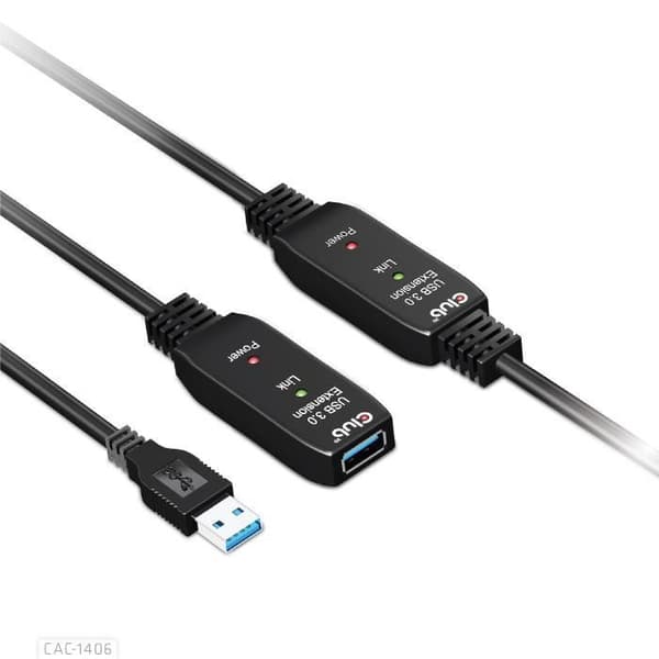 CLUB3D CAC-1406 USB-KABEL 15 M USB 3.2 GEN 1 (3.1 GEN 1) USB A SVART