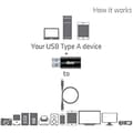 Miniatyrbild 4 av 5: Club 3D USB 3.2 Typ A &lt;&gt; USB 3.2 Typ C-adapter