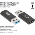 Miniatyrbild 2 av 5: Club 3D USB 3.2 Typ A &lt;&gt; USB 3.2 Typ C-adapter