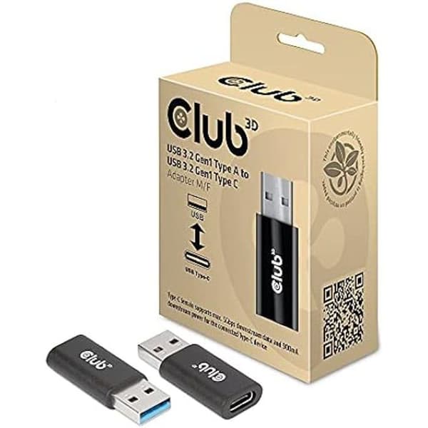 Club 3D USB 3.2 Typ A &lt;&gt; USB 3.2 Typ C-adapter