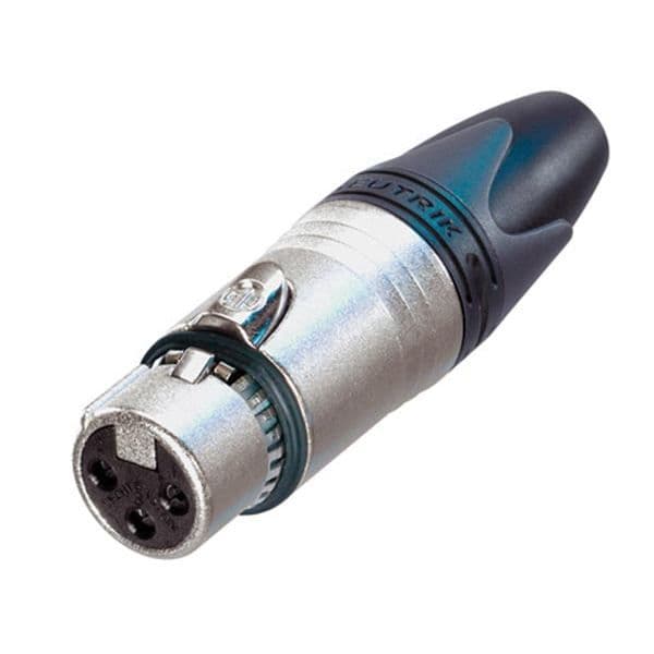 NEUTRIK XLR 3-punkts honanslutning mot stänk...