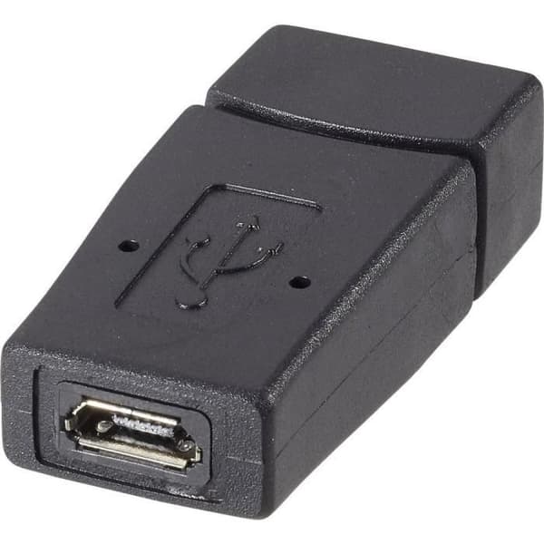 Renkforce rf-usba-01 USB 2.0-adapter - [1x USB 2.0 typ A hona - 1x USB 2.0 hona Micro-B] - svart
