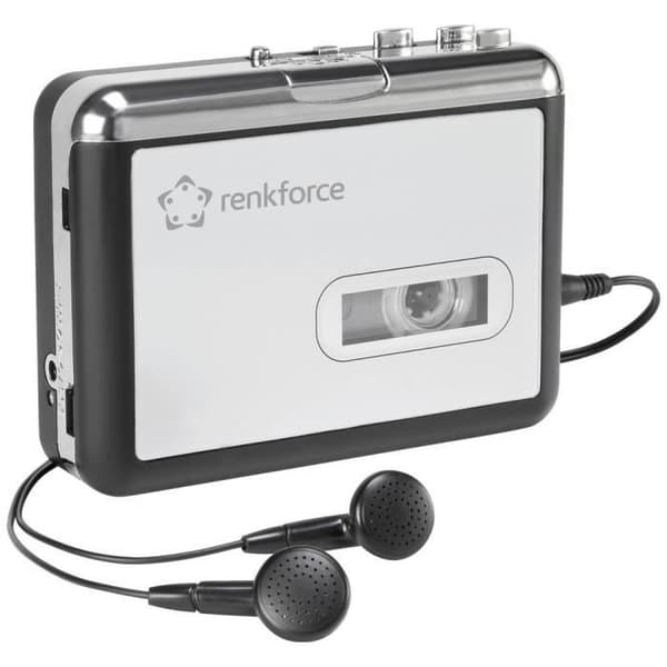 Renkforce RF-CP-170 Digital Audio Cassette Converter med hörlurar