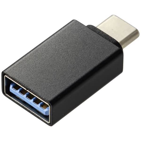 Renkforce USB 3.1 (Gen 2) Adapter [1x USB-C® hane - 1x USB 3.1 hona typ A] RF-5771512 aluminiumkontakt