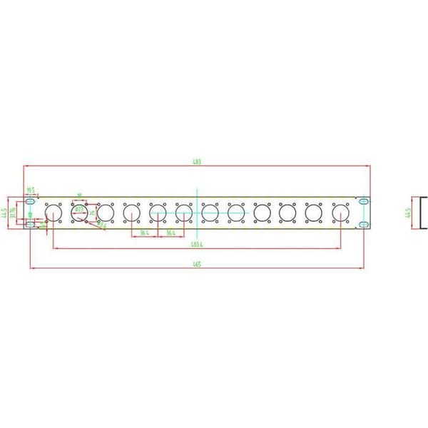 KABEL - NÄTVERKSADAPTER - TELEFON | RenkforceXLR, USB, BNC 12 portarFrontpanel Patchboxuntrustad1 UH