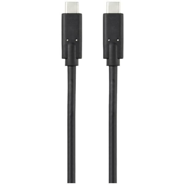 Renkforce USB-C-kabel USB4™ USB-C® hane, USB-C® hane 1,00 m svart dubbelskärmad RF-5241746