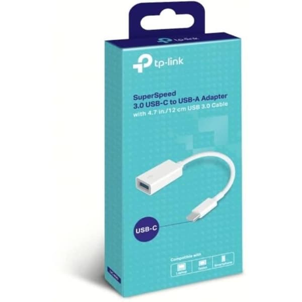 USB 3.0 typ-C till USB typ-A-adapter - TP-LINK - Kompatibel med Windows, Mac OS, Chrome OS, Linux OS och Android 6.0 - UC400