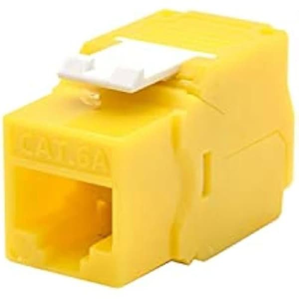 Keystone - WP - PRESA RJ45U CAT.6A - Gul - UTP - Verktygslös